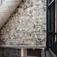 گلیم ابریشم ۴متری سبز طوسی پسند نخ ترک|گلیم، جاجیم، گبه|مشهد, امیر|دیوار