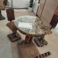 میز و صندلی چوبی