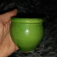 کاسه سفالی لعابی