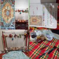 فرش قالیبافی ابریشم