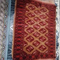 پشتی ترکمن درز حد نو یه قالیچه از پشم شتر|پشتی|گالیکش, |دیوار