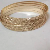 النگو طلای روس رنگ ثابت 6عدد سایز3