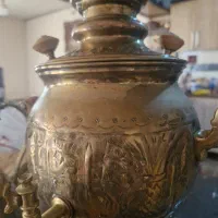 سماور برنجی|کلکسیون اشیاء عتیقه|سبزوار, قصبه غربی|دیوار