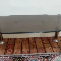 میز عسلی شیشه ای