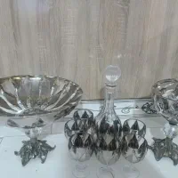 ست کامل دکوری شکلات خوری . شراب خوری . جا میوه ای|صنایع دستی و سایر لوازم تزئینی|شاهدشهر, |دیوار