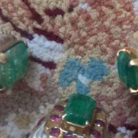 زمرد اصل پنج شیر ۳عدد بسیار زیبا واخر رنگ جواهر|جواهرات|قم, شاه ابراهیم|دیوار