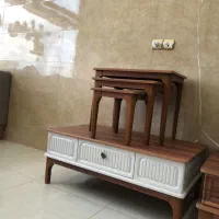 ست جلو مبلی ومیز عسلی دنیز/چک ۳ ماهه