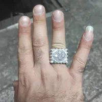 انگشتر نقره موزانایت فوری تا امشب فقط