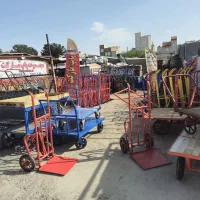 گاری تره بار چهار چرخ دستی حمل (تره باری) ارسال به|ابزارآلات|ری, بازار آهن|دیوار