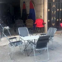 شکستن قیمت صندلی تاشو 4 تا صندلی با میز 5 ملیون