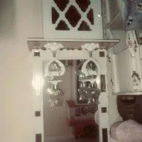 آینه کنسول و شمعدان عروس|بوفه، ویترین، کنسول|خوی, |دیوار