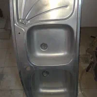 سینک ظرفشوئی با کابینت pvc|مصالح و تجهیزات ساختمان|اهواز, سپیدار|دیوار