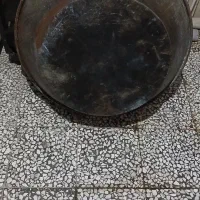 تشت بزرگ اهنی مخصوص پختن رب انارسیاه|ظروف پخت‌وپز|رشت, اسماعیل آباد|دیوار