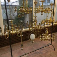 لوستر طلایی رنگ ثابت