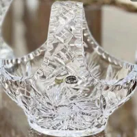 عکس اول شکلات خوری کریستال و کاسه پذیرایی نفیس چک