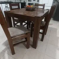 میز نهار خوری تمام چوب روس