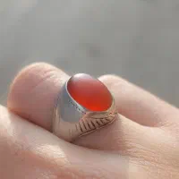 انگشتر نقره عقیق کهنه اصالت دار