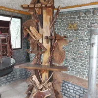بار چوبی زیبا و محکم