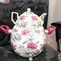 قوری و کتری در حد نو بسیار تمیز|قوری، کتری، قهوه‌ساز دستی|شوشتر, |دیوار