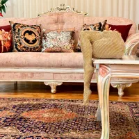 مبل ۸ نفره سلطنتی استیل مدل سورنا مناسب جهیزیه