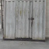 درب آهنی سه لنگه ( حیاطی ، باغی ، کارگاهی )