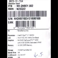 ACER Nitro V 15 لپ تاب|رایانه همراه|تهران, آهنگ|دیوار