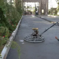 اجرای بتن ریزی با ماله پروانه ای