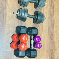 دمبل و صفحه هالتر فرمانی|تجهیزات ورزشی|تهران, توحید|دیوار