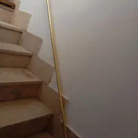 چوب پرده پانچ طلایی