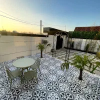 ویلا حیاط مدرن