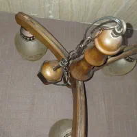 لوستر چوبی|لوستر و چراغ آویز|تبریز, |دیوار