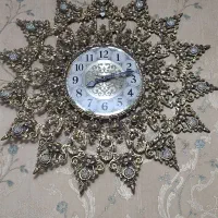 لوستر و ساعت برنجی