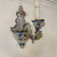 دو عدد لوستر پنج شاخه همراه دو عدد دیواری|لوستر و چراغ آویز|رشت, دیلمان|دیوار