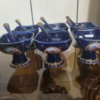 یه جفت گلدون سرمه‌ای ۴۰سانت|صنایع دستی و سایر لوازم تزئینی|تبریز, |دیوار