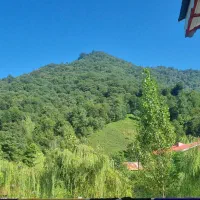 جاده قله رودخان ۹۰۳ متری ویو ی جنگل پای کوه با سند
