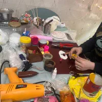 آموزش سنگ مصنوعی،شمع سازی،سفالگری،قالب سازی