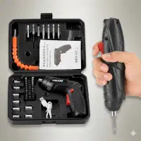 ست کامل دریل شارژی مدل MegaVolt/با کیف ضدضربه