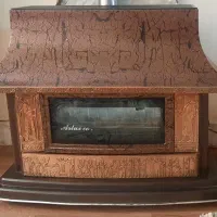 بخاری گازی طرح شومینه