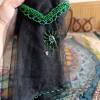 منجوق دوزی چارقد و کت و شال