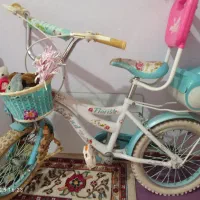 دوچرخه دخترانه فیروزه ای