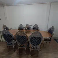 مبل نه نفره ومیز نهارخوری ده نفره ست باهم|مبلمان خانگی و میز عسلی|تربت‌حیدریه, جانبازان|دیوار