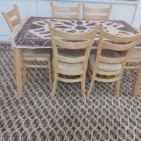 میزشش نفره استفاده نشده جنس چوب
