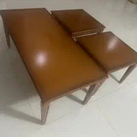 سِت میز جلو مبلی ، شیک و زیبا با چوب راش مرغوب
