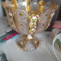میوه خوری آجیل خوری طلا کوب