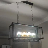 لوستر فلز سبک|لوستر و چراغ آویز|کرج, شاهین‌ویلا|دیوار