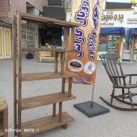 فروش شلف ورگال لباس وگلدان|کتابخانه، شلف، قفسههای دیواری|کاشان, فاز ۲ ناجی آباد|دیوار