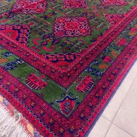 فرش دستباف(بساک) ۶ متریهای تمام کرک سبز اعلا|فرش|کرج, نوروزآباد|دیوار