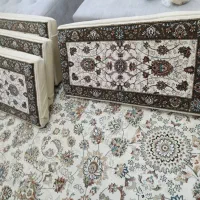 دو جفت پشتی فرش در حد نو