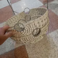 جا سیب وپیاز حصیری ۳ طبقه سالم