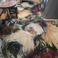 فرش مدل آبرنگی و تابلو فرش